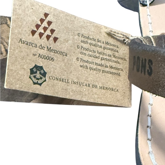 Pons Menorca Authentic Avarca Sandals Metallic Bronze Size 38 8 NIB - Picture 8 of 10